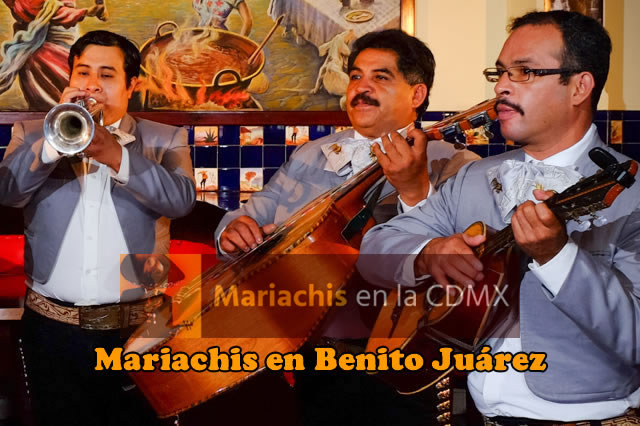 Mariachis en Benito Juárez 