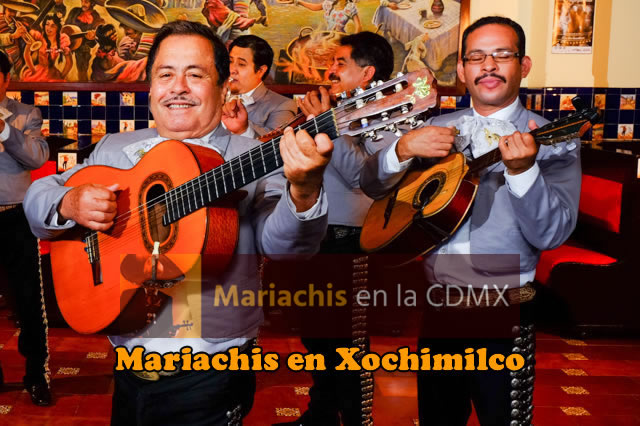 Mariachis en Xochimilco 